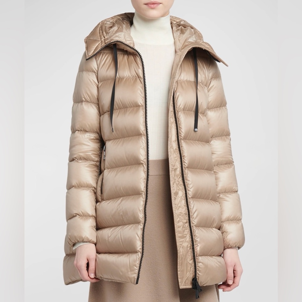 Moncler Suyen Down Quilted Nylon Hooded Parka size 3 - Picture 3 of 15